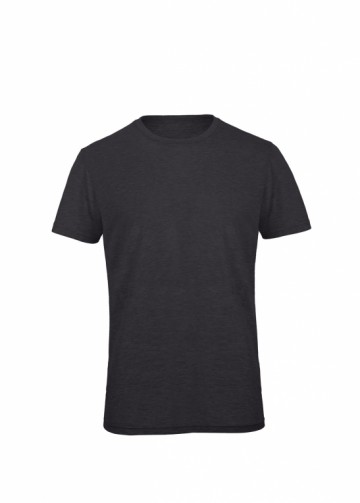 B&C Triblend T-shirt hetaher donkergrijs