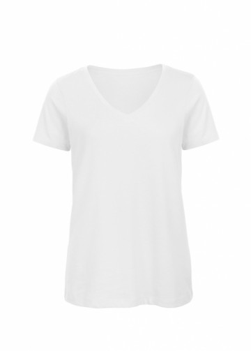 B&C Organisch T-shirt V-hals