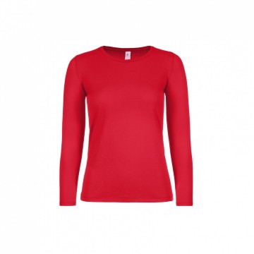 B&C E150 T-shirt LM TW06T 004 rood