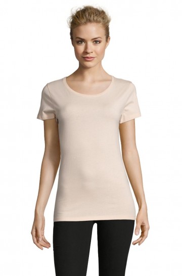 02856 Sol's Martin dames T-shirt creamy roze