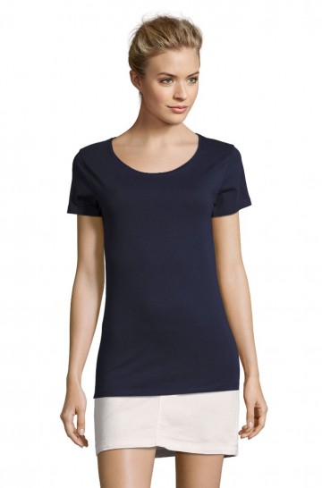 02856 Sol's Martin dames T-shirt frans marineblauw