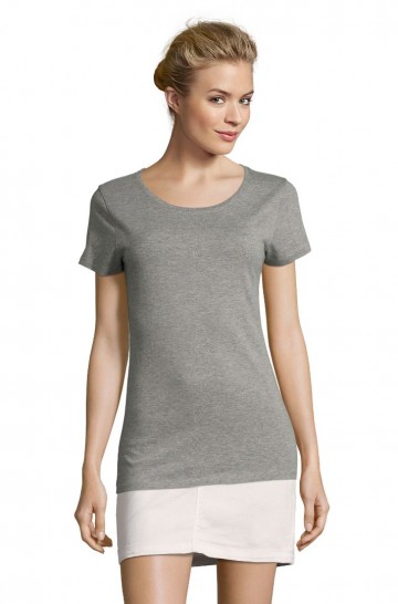 02856 Sol's Martin dames T-shirtgrijs melange