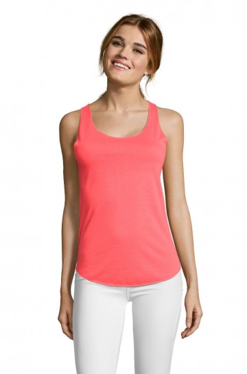 Sol's 02944 dames tanktop 153 neon koraal