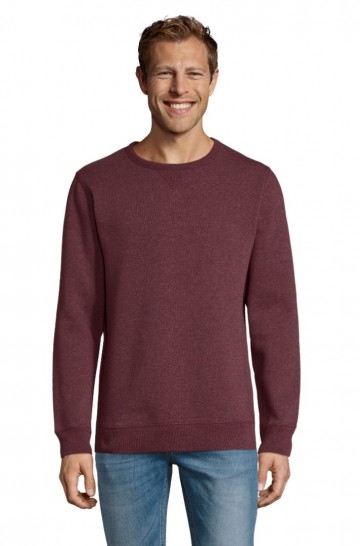 02990 Sol's Sully sweatshirt heather oxblood