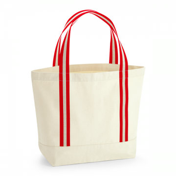 W690 WFM EarthAware® Organic Boat Bag naturel klassiek rood