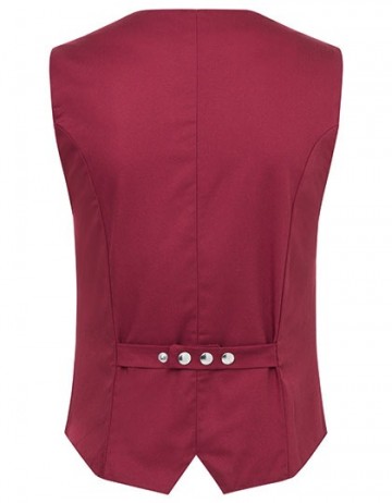 WF2 Karlowski dames vest Lena bordeauxrood rug