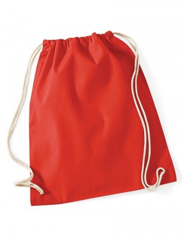 WFM Cotton Gymsac W110 bright red