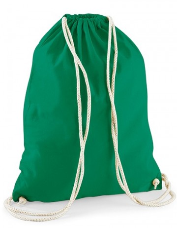 WFM Cotton Gymsac W110 kelly green