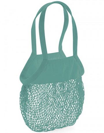 WFM Organic Cotton Mesh Grocery Bag W150 sage green