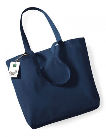 WFM Organic Cotton Shopper W180 marineblauw