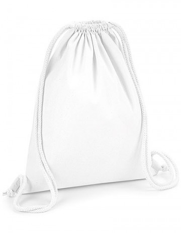 WFM Organic Premium Cotton Gymsac W260 wit
