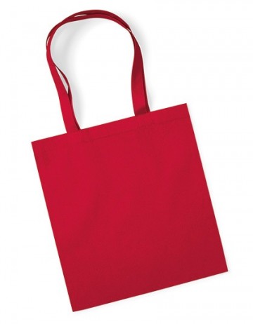 WFM Organic Premium Cotton Tote W261 klassiek rood