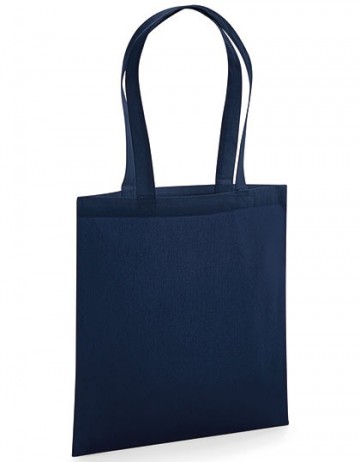 WFM Organic Premium Cotton Tote W261 frans marineblauw