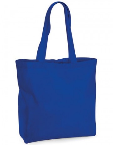 WFM Organic Premium Cotton Maxi Tote W265 helder koningsblauw