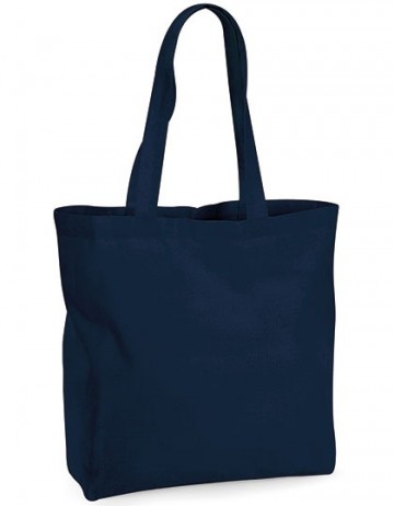 WFM Organic Premium Cotton Maxi Tote W265 frans marineblauw