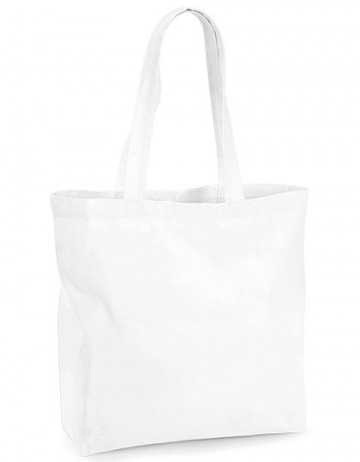 WFM Organic Premium Cotton Maxi Tote W265 wit