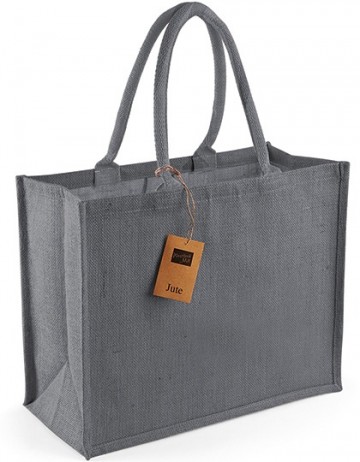 WFM Classic Jute Shopper W407 grafiet grijs / grafiet grijs
