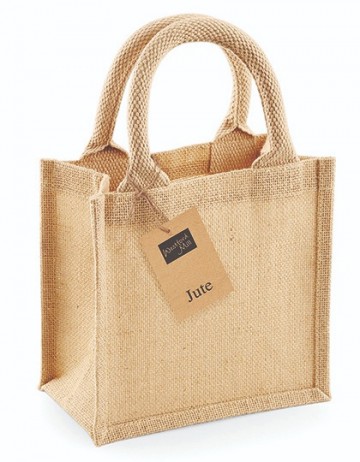 WFM Jute Petite Gift Bag W411 natural