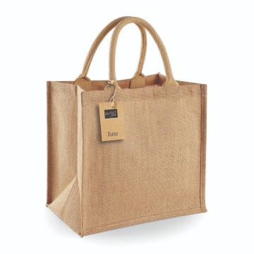 WFM Jute Midi Tote W413 naturel