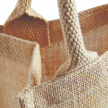 WFM Jute Midi Tote W413 detail 1