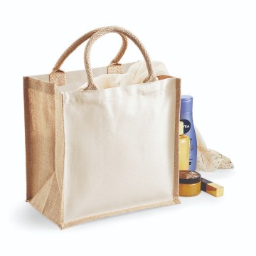 WFM Printers' Midi Jute Bag W421