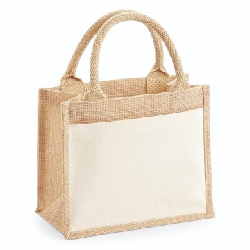 WFM Cotton Pocket Jute Gift Bag W425