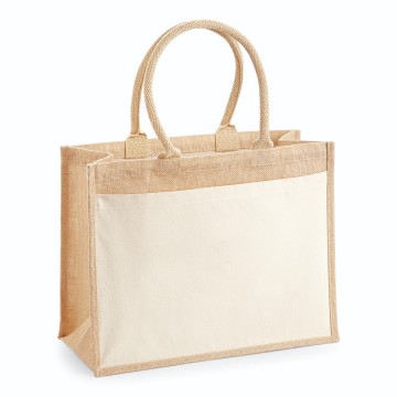 WFM Cotton Pocket Jute Shopper W427