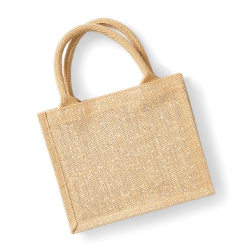 WFM Shimmer Jute Mini Gift Bag W415