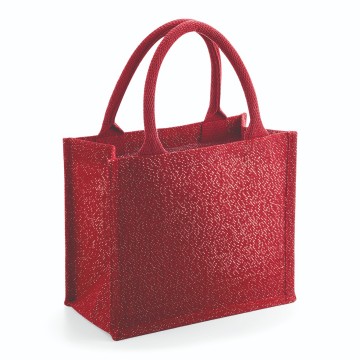 WFM Shimmer Jute Mini Gift Bag W415