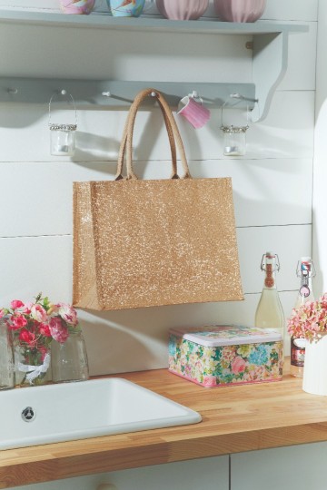 WFM Shimmer Jute Shopper W437