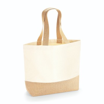 WFM Jute Base Canvas Shopper W451