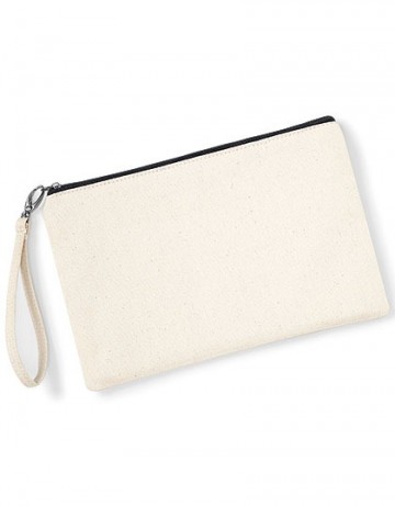 WFM Canvas Wristlet Pouch W520 naturel / zwart