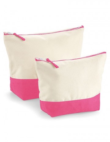WFM Dipped Base Canvas Accessory Bag W544 naturel / echt rose