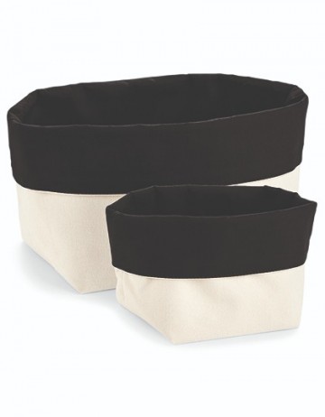 WFM Reversible Canvas Organiser W572 naturel / zwart