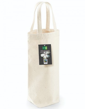 WFM Fairtrade Cotton Bottle Bag W620 naturel 2