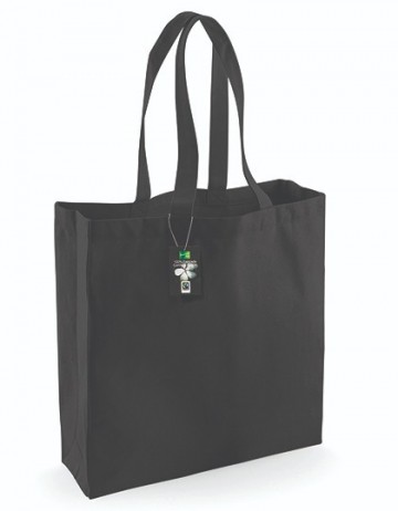 WFM Fairtrade Cotton Classic Shopper W623 zwart