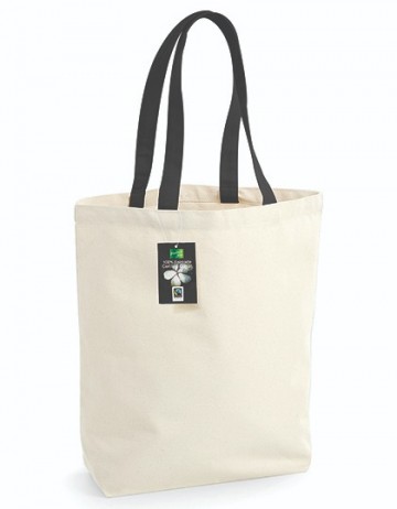 WFM Fairtrade Camden Shopper W671 naturel / zwart