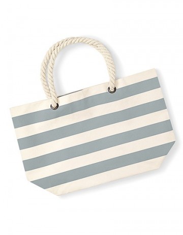 WFM Nautical Beach Bag W680 naturel / grijs