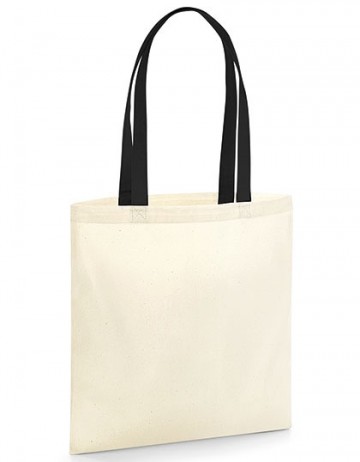 WFM EarthAware™ Organic Bag for Life - Contrast Handle W801C naturel / zwart