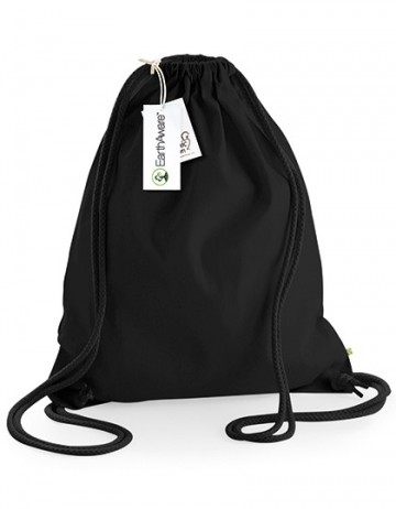 WFM EarthAware™ Organic Gymsac W810 black / black