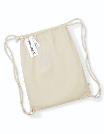 WFM EarthAware™ Organic Gymsac W810 natural / wit