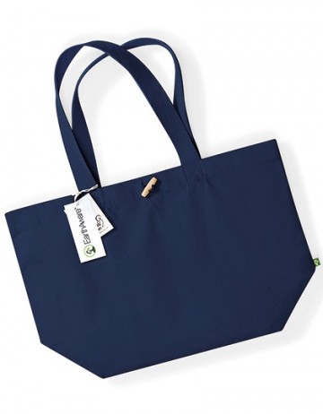 WFM EarthAware™ Organic Marina Tote W850 frans marineblauw