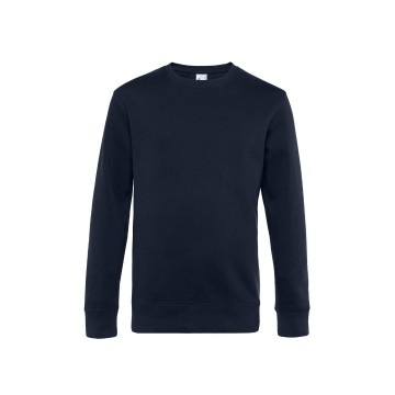 WU01K B&C King Crew Neck 006 urban marineblauw