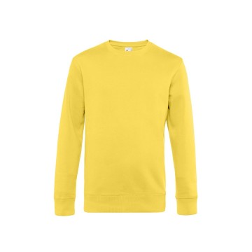WU01K B&C King Crew Neck 205 geel fizz