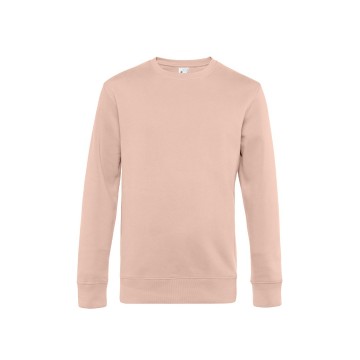 WU01K B&C King Crew Neck 306 zacht rose