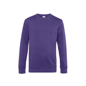 WU01K B&C King Crew Neck351 radiant paars