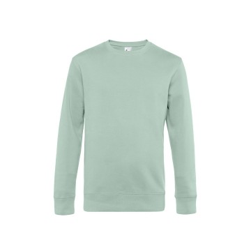 WU01K B&C King Crew Neck501 watergroen