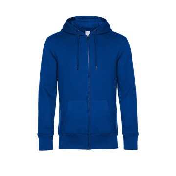 WU03K B&C King Zipped Hood 453 koningsblauw