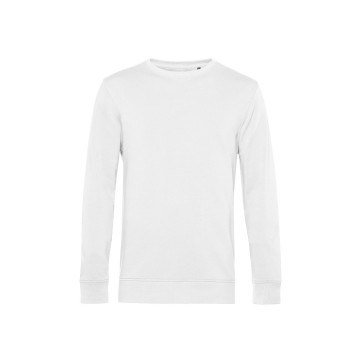 WU31B B&C Organic Crew Neck sweate 001 wit