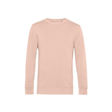 WU31B B&C Organic Crew Neck sweate 306 zacht rose